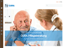 Tablet Screenshot of cura-koeln.de